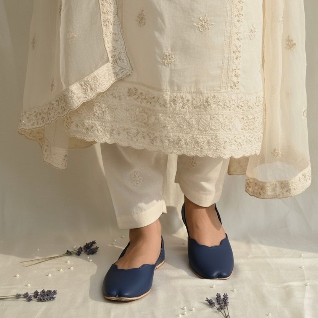 Blueberry Khussa (Naqshkaar by Hemohandicrafts) image 0