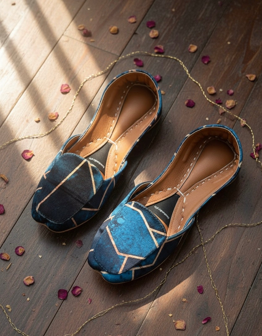 Slate Loafers (Naqshkaar by Hemohandicrafts) image 1
