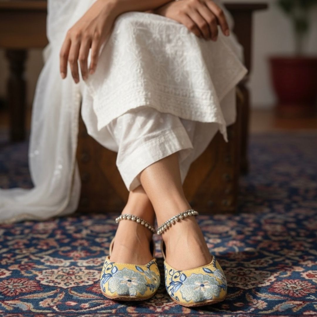 BlueBird Khussa (Naqshkaar by Hemohandicrafts) image 3