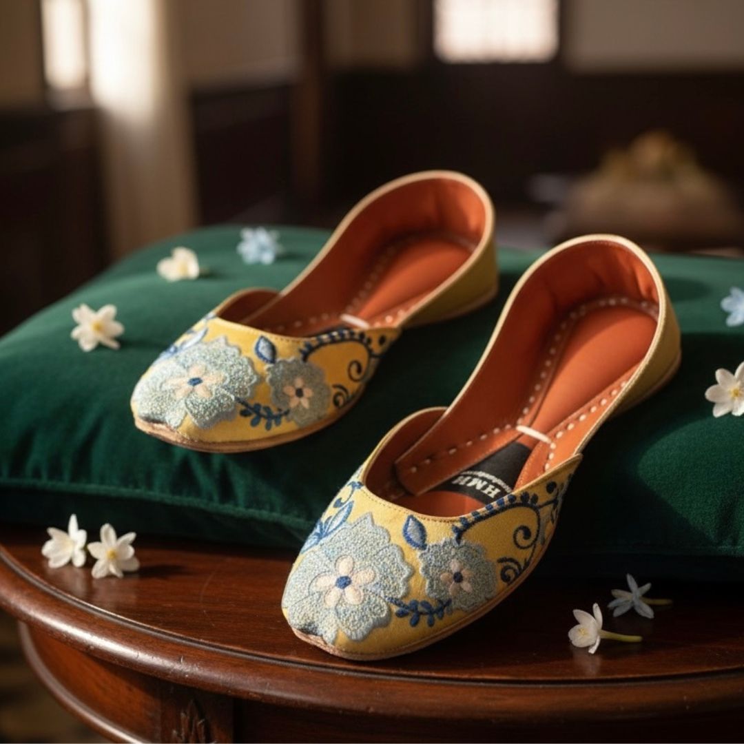 BlueBird Khussa (Naqshkaar by Hemohandicrafts) image 1