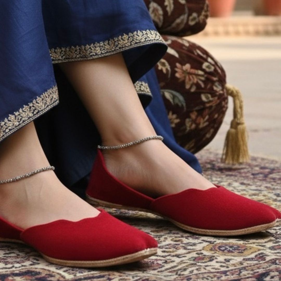 Red Carmine (Naqshkaar by Hemohandicrafts) image 0