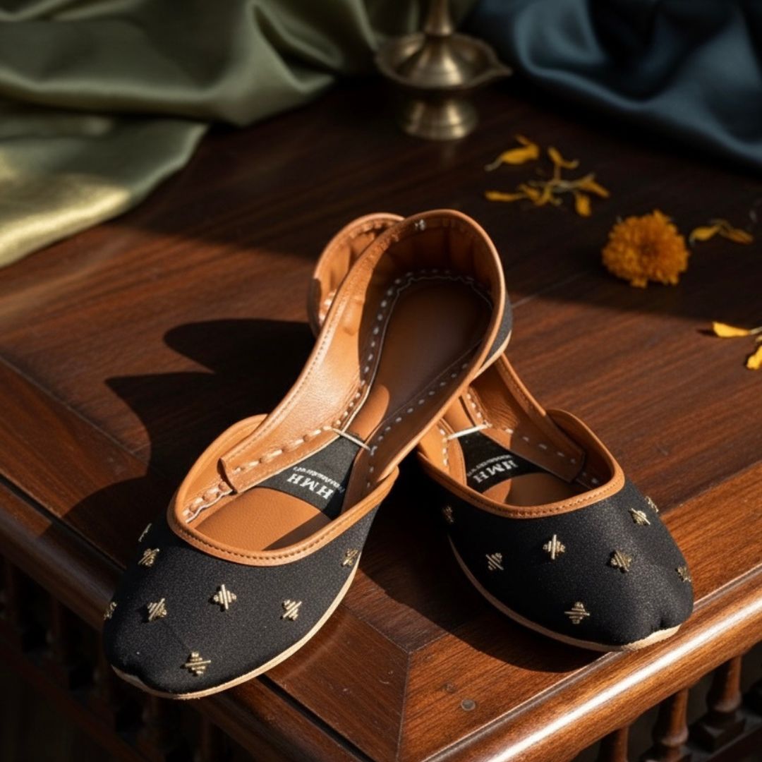 Blissfull Black (Naqshkaar by Hemohandicrafts) image 1