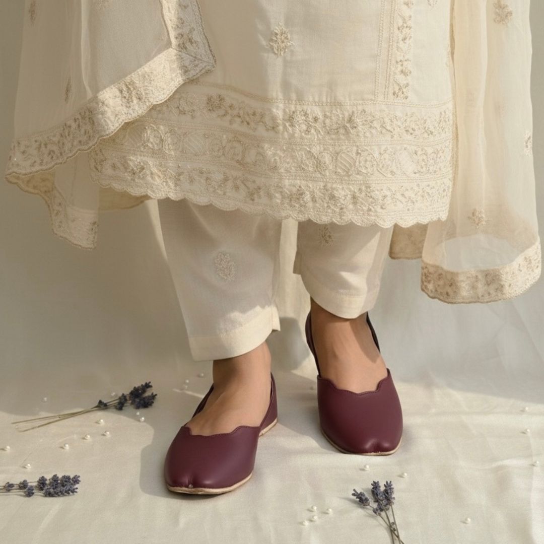 Asthetic Maroon (Naqshkaar by Hemohandicrafts) image 0