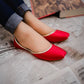 Red Classic Silk Khussa image 0