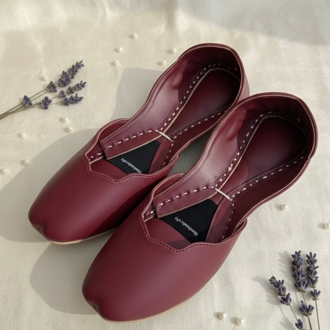 Asthetic Maroon (Naqshkaar by Hemohandicrafts) image 2