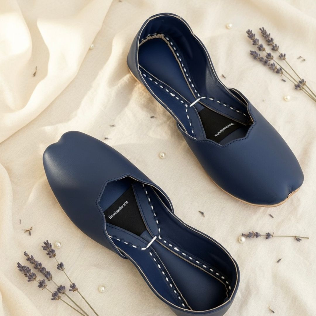 Blueberry Khussa (Naqshkaar by Hemohandicrafts) image 1